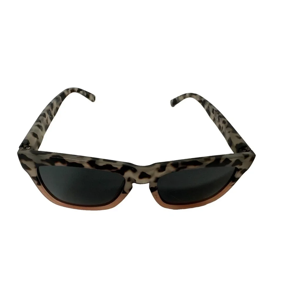 Peepers Sunglasses Cape May Polarized 2972D Cream Tortoise Pink Wayfarer-Style